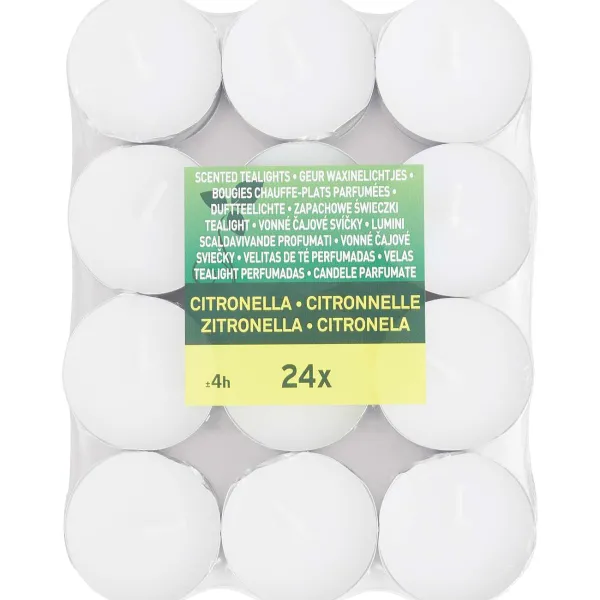 Merk Geurtheelichten Citronella Geel,Wit New