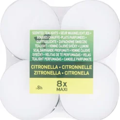 Merk Geurtheelichten Citronella Geel,Wit