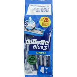 Gillette Blue3 Scheermesjes Simple Blauw Discount