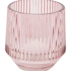 Merk Glazen Theelichthouder Grijs,Groen,Roze Best