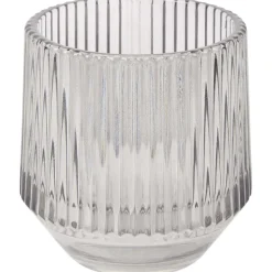 Merk Glazen Theelichthouder Grijs,Groen,Roze Best