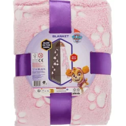 Paw Patrol Glow In The Dark Knuffeldeken Blauw,Groen,Roze,Paars Sale
