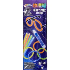 Merk Glow-In-The-Dark Partypack Meerkleurig Discount