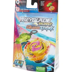 Hasbro Beyblade Burst Quad Strike Tol Blauw,Geel,Rood,Zwart New