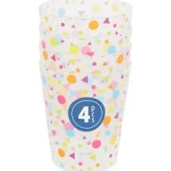 Merk Herbruikbare Partybekers Transparant,Print Sale