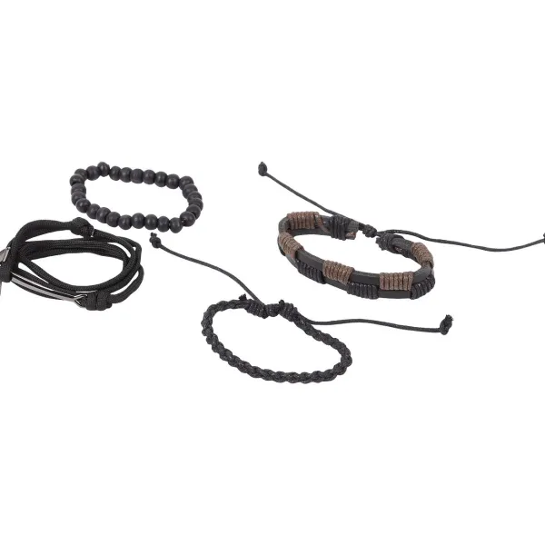 Merk Heren Armband Bruin,Zwart Clearance