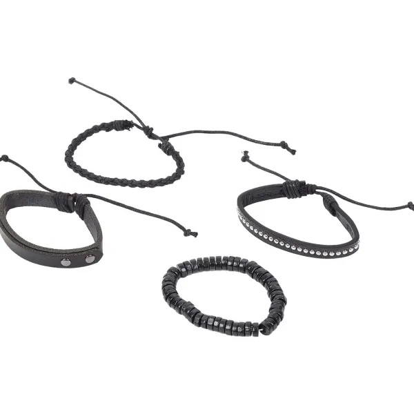 Merk Heren Armband Bruin,Zwart Clearance