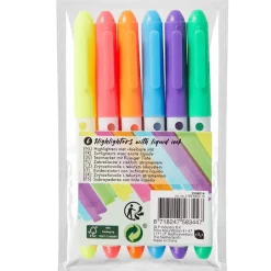 Pukka Highlighters Met Vloeibare Inkt Meerkleurig