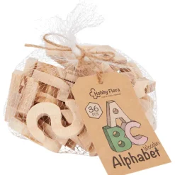 Mini Matters Hobby Flora Houten Letters Beige Clearance