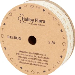 Alison & Mae Hobby Flora Lint Beige,Wit