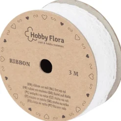 Alison & Mae Hobby Flora Lint Beige,Wit