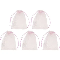 Merk Hobby Flora Organza Zakjes Blauw,Geel,Grijs,Oranje,Roze,Zwart Best