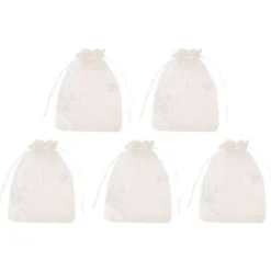 Merk Hobby Flora Organza Zakjes Blauw,Geel,Grijs,Oranje,Roze,Zwart Best