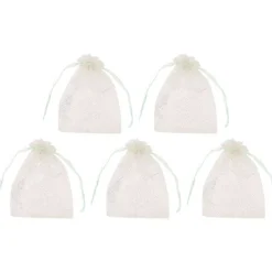 Merk Hobby Flora Organza Zakjes Blauw,Geel,Grijs,Oranje,Roze,Zwart Best