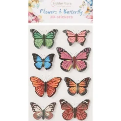 Office Essentials Hobby Flora Vlinder- En Bloemenstickers Print Sale