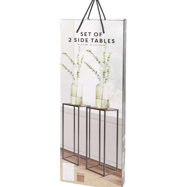 Merk Hoge Bijzettafels Zwart Online