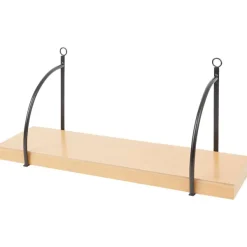 Merk Home Accents Bamboe Wandplank Zwart,Bruin