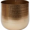 Merk Home Accents En Bloempot Goud
