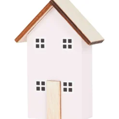 Merk Home Accents Houten Huisje Grijs,Groen,Roze,Wit Hot