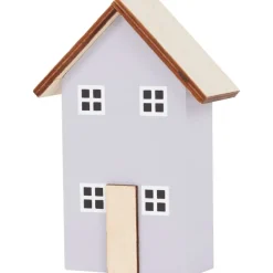 Merk Home Accents Houten Huisje Grijs,Groen,Roze,Wit Hot