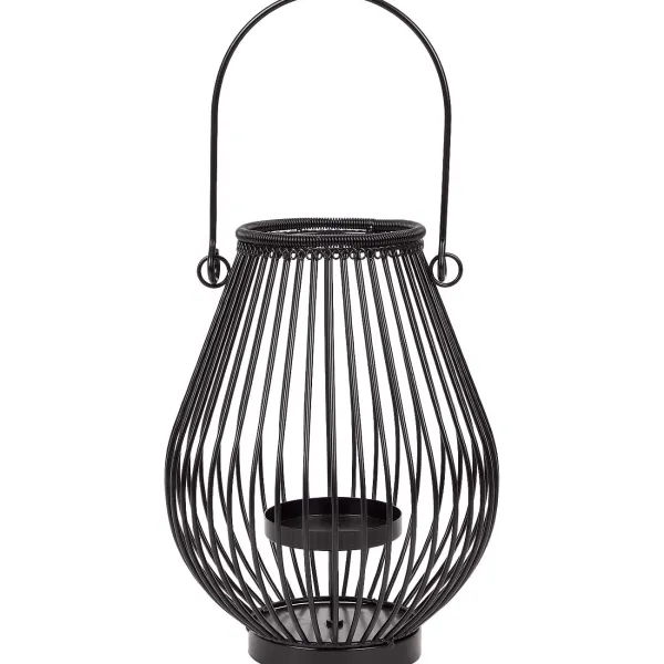 Merk Home Accents Metalen Lantaarn Zwart,Wit Best