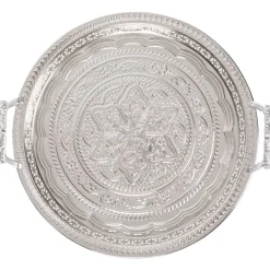 Staub Home Accents Rond Dienblad Zilver New