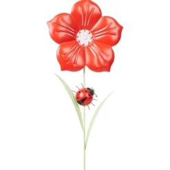 Merk Home Accents Tuinsteker Bloem Roze,Rood,Geel Clearance