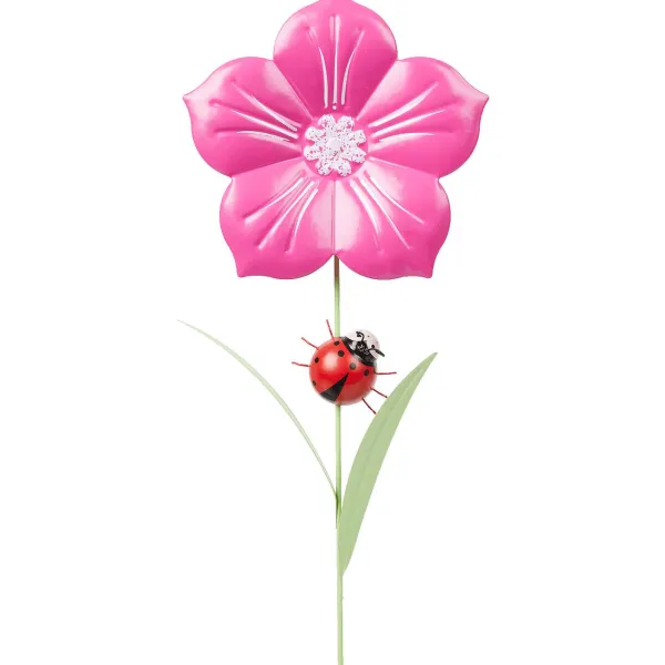 Merk Home Accents Tuinsteker Bloem Roze,Rood,Geel Clearance