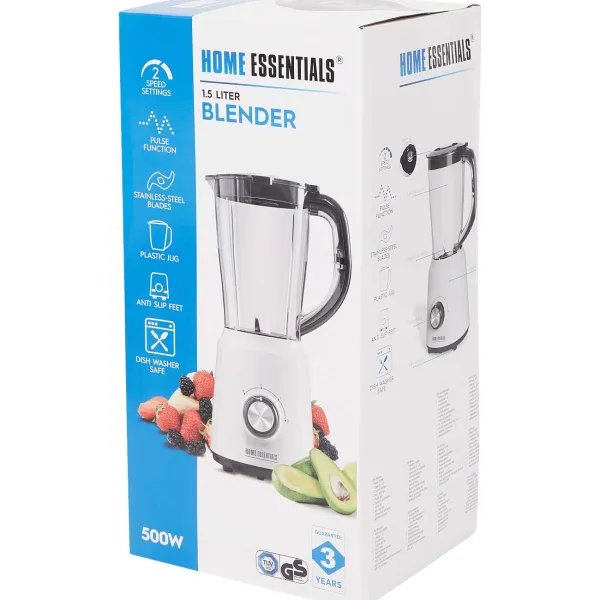 Home Essentials Blender Wit,Zwart Discount