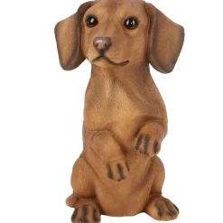 Merk Hond Tuinbeeldje Meerkleurig Clearance