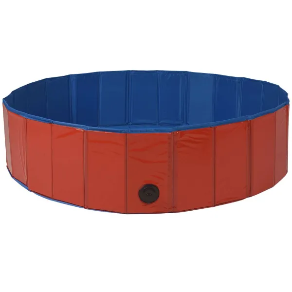 Merk Hondenzwembad Blauw,Rood New