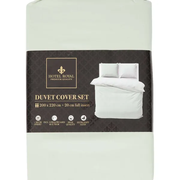 Hotel Royal Dekbedovertrek Grijs,Groen,Print Clearance