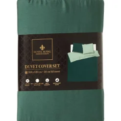 Hotel Royal Dekbedovertrek Grijs,Groen,Print Clearance