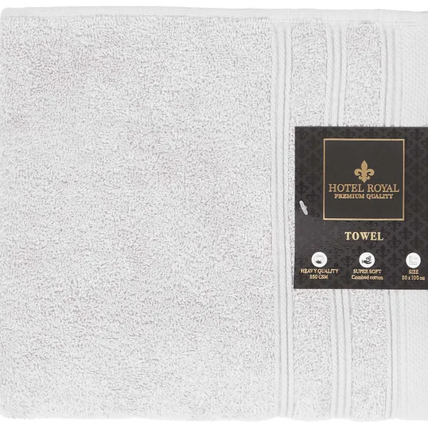 Hotel Royal Handdoek Licht Grijs Outlet