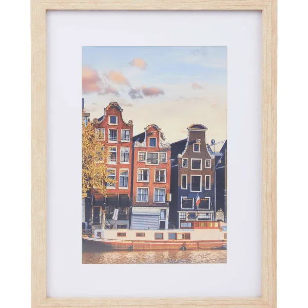 Merk Houten Fotolijst Beige,Zwart Clearance