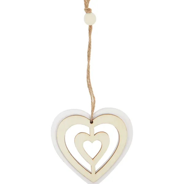 Merk Houten Hanger Groen,Roze,Wit New