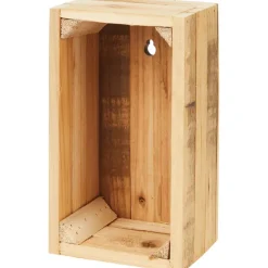 Merk Houten Opbergkist Beige Outlet