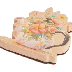 Office Essentials Houten Stempel Bruin,Print New