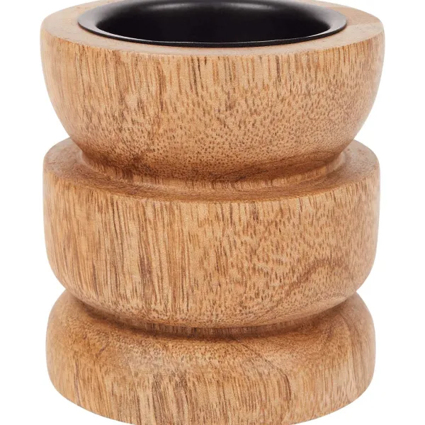 Merk Houten Theelichthouder Beige Sale