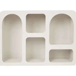 Merk Houten Wandkast Taupe,Wit Clearance