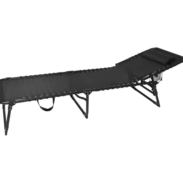 Merk Inklapbaar Ligbed Zwart Outlet