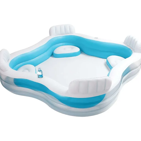 Intex Familiezwembad Blauw,Wit Best