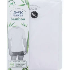 Jack Parker Bamboe T-Shirt Wit Outlet