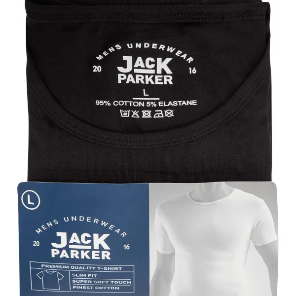 Jack Parker T-Shirt Zwart New
