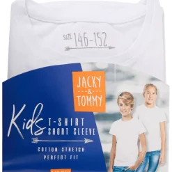 Jacky & Tommy Basic T-Shirt Wit Clearance