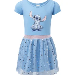 Multy Jurk Met Tule Blauw,Roze New