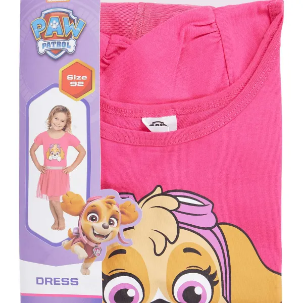 Multy Jurk Met Tule Blauw,Roze New