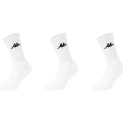 Kappa Sportsokken Wit,Zwart Outlet