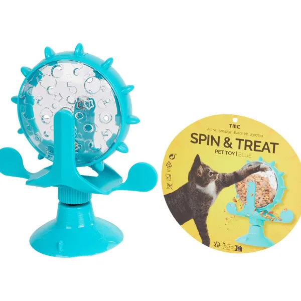 Merk Kattensnackdispenser Blauw,Groen,Geel