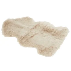 Merk Kleed Van Imitatiebont Beige,Grijs,Wit,Zwart New